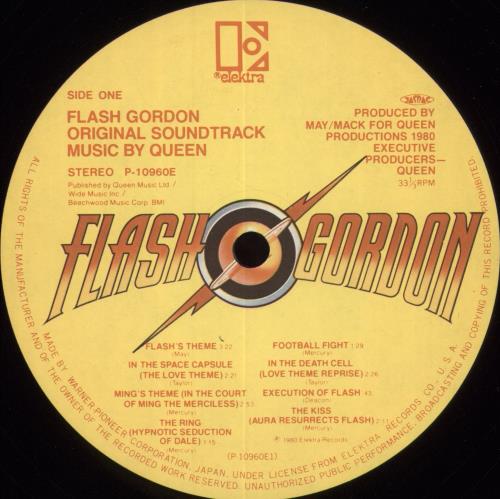 Queen Flash Gordon Japanese vinyl LP album (LP record) (149115)